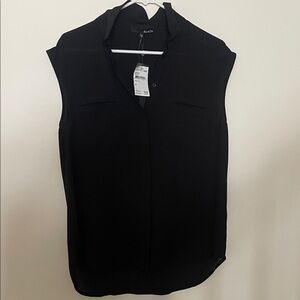 Ro & De Black Sleeveless Blouse